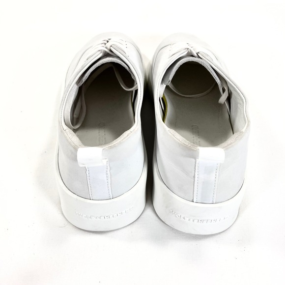 Wolf and Shepherd Cruise White Leather Lace Up Sneaker Shoes Women US 9 EU 39.5 - Picture 3 of 11